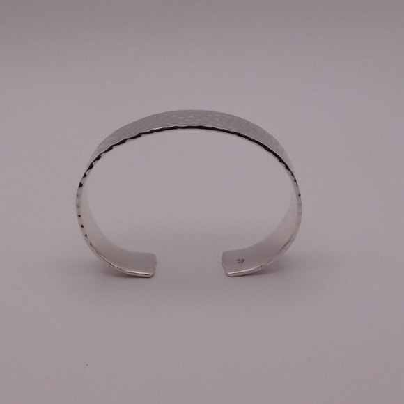SILPADA HAMMERED STERLING SILVER CUFF BRACELET - Picture 4 of 13